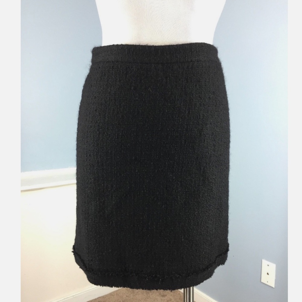 J.Crew Black Wool Skirt